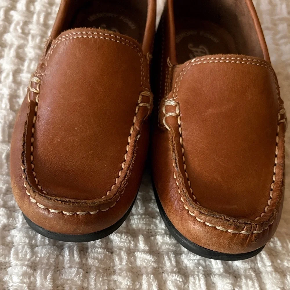 Florsheim Kids' Jasper Jr Venetian Loafers Brown/Tan Leather Gently Loved 11 1/2